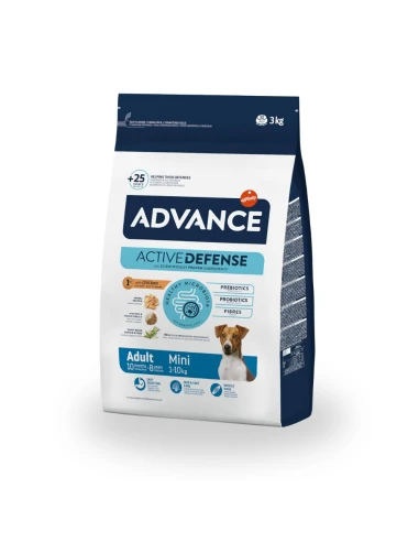 Pienso para Perro Adulto Mini ADVANCE de Pollo y Arroz 3kg